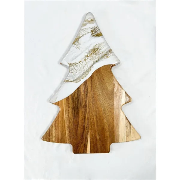 16"x11" NEW!! Christmas Tree Shaped Charcuterie Board - 16"x11" NEW!! Christmas Tree Shaped Charcuterie Board - Image 4 of 7