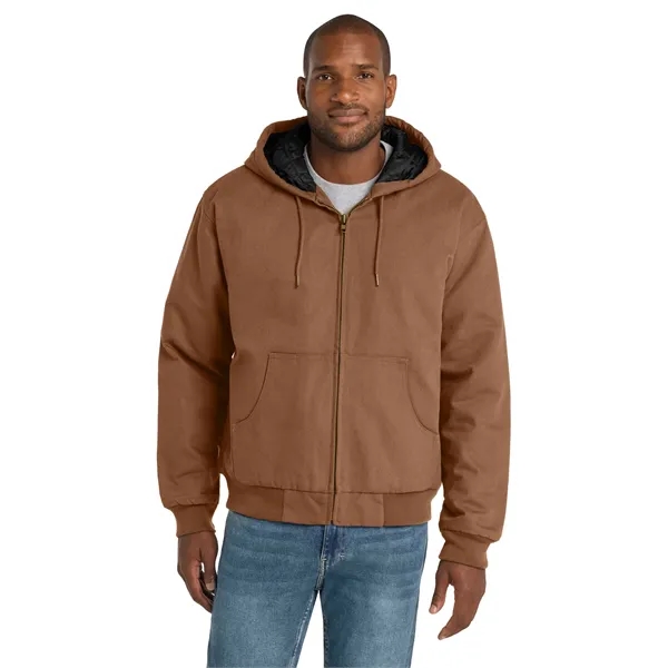 CornerStone - Duck Cloth Hooded Work Jacket. - CornerStone - Duck Cloth Hooded Work Jacket. - Image 0 of 19