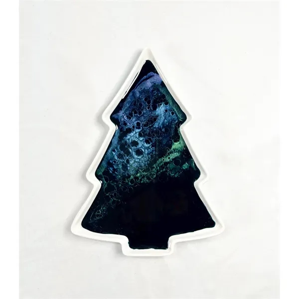 7.5 "x5.5" NEW!! Christmas Tree Shaped Ceramic Tray - 7.5 "x5.5" NEW!! Christmas Tree Shaped Ceramic Tray - Image 3 of 7