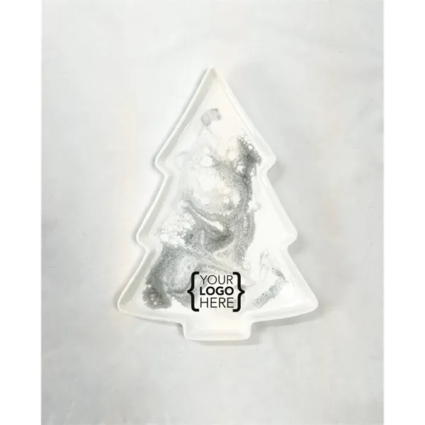7.5 "x5.5" NEW!! Christmas Tree Shaped Ceramic Tray - 7.5 "x5.5" NEW!! Christmas Tree Shaped Ceramic Tray - Image 7 of 7