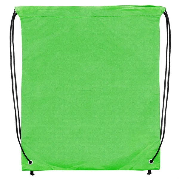 14.5x17.5 210D Polyester Drawstring Backpack - 14.5x17.5 210D Polyester Drawstring Backpack - Image 11 of 14