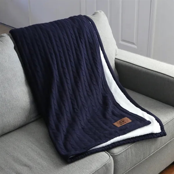 Sweater Weather Sherpa Blanket W/ Pillowcase - Sweater Weather Sherpa Blanket W/ Pillowcase - Image 5 of 15