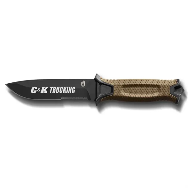 StrongArm - Coyote Brown, Serrated - StrongArm - Coyote Brown, Serrated - Image 0 of 11