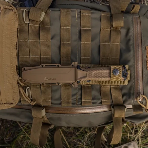StrongArm - Coyote Brown, Serrated - StrongArm - Coyote Brown, Serrated - Image 7 of 11
