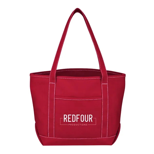 Medium Starboard Cotton Canvas Tote Bag - Medium Starboard Cotton Canvas Tote Bag - Image 4 of 6