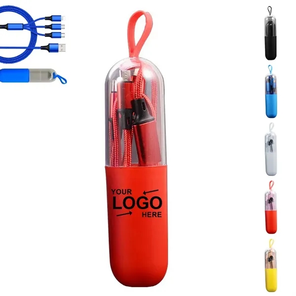 3-In-1 Fast Charging Cable Universal - 3-In-1 Fast Charging Cable Universal - Image 0 of 6