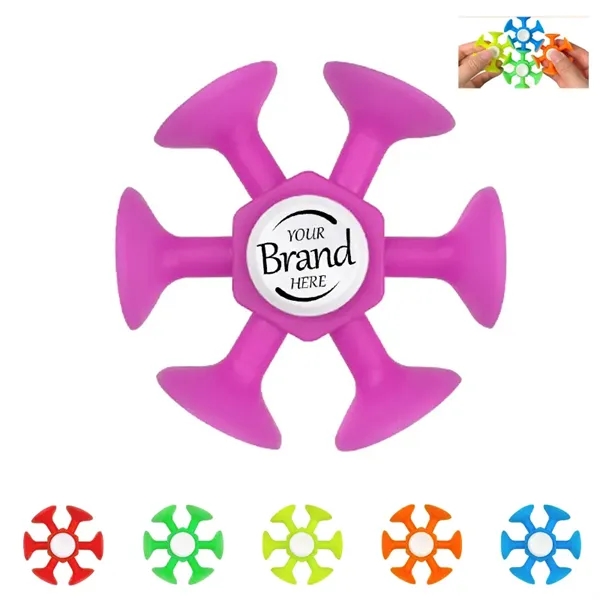 Suction Cup Fidget Spinner - Suction Cup Fidget Spinner - Image 0 of 6