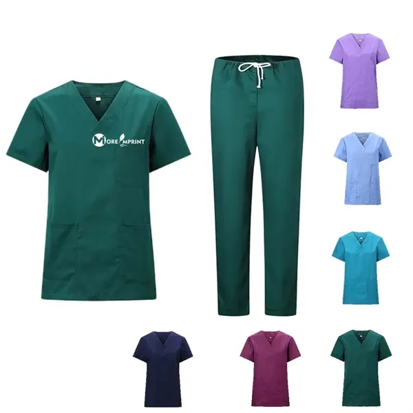 Unisex Medical Scrubs Hospital Uniform Surgical Clothes - Unisex Medical Scrubs Hospital Uniform Surgical Clothes - Image 0 of 4
