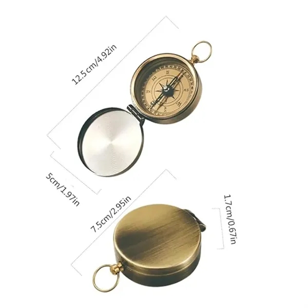 Compass Survival Pocket Watch for Hiking and Camping - Compass Survival Pocket Watch for Hiking and Camping - Image 1 of 3