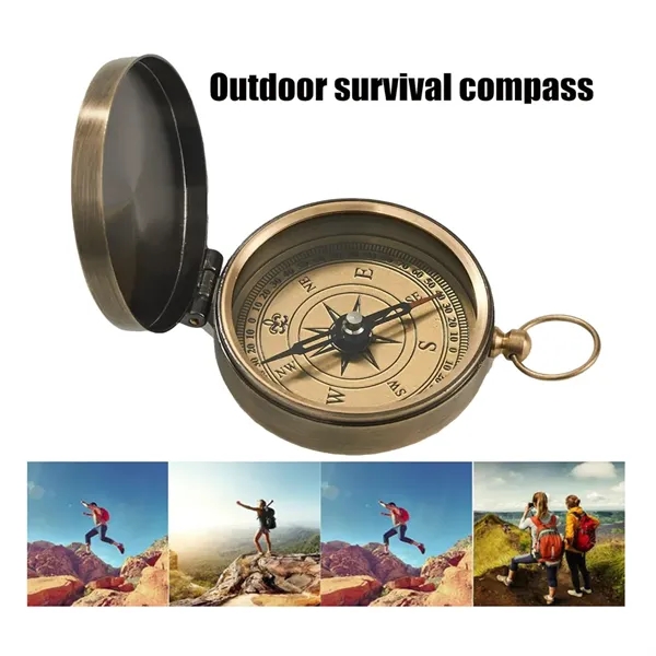 Compass Survival Pocket Watch for Hiking and Camping - Compass Survival Pocket Watch for Hiking and Camping - Image 3 of 3