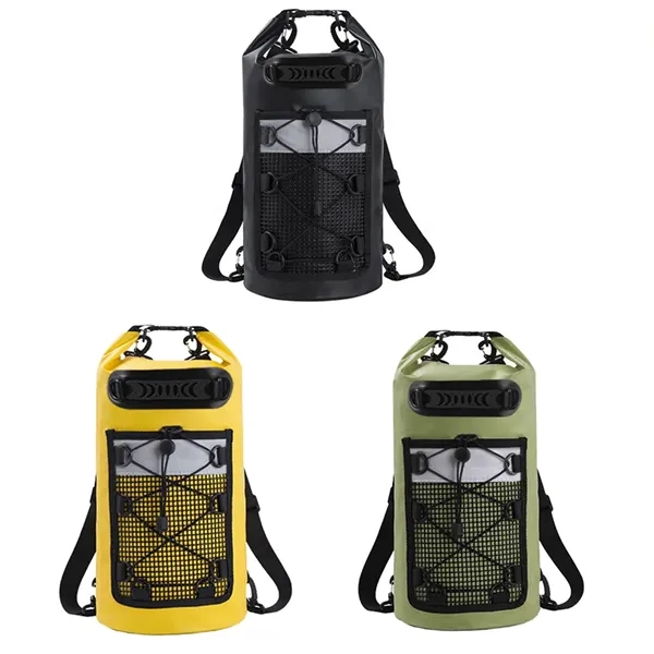 Dry Bag Backpack for Beach Kayaking and Camping Essentials - Dry Bag Backpack for Beach Kayaking and Camping Essentials - Image 3 of 4