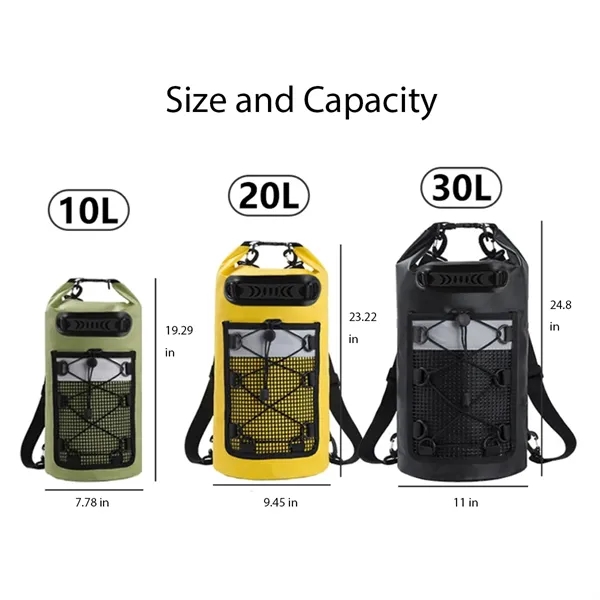 Dry Bag Backpack for Beach Kayaking and Camping Essentials - Dry Bag Backpack for Beach Kayaking and Camping Essentials - Image 4 of 4