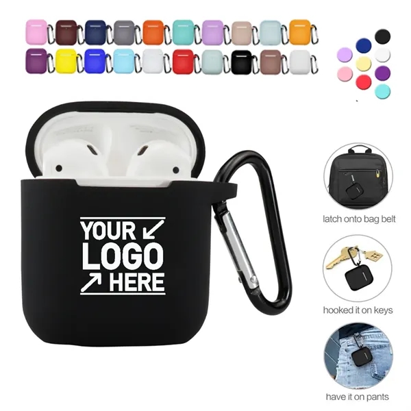Soft Silicone Earbud Charging Case Cover - Soft Silicone Earbud Charging Case Cover - Image 0 of 2