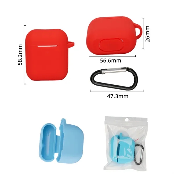 Soft Silicone Earbud Charging Case Cover - Soft Silicone Earbud Charging Case Cover - Image 1 of 2