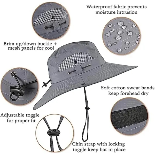 Sun Hat with 2 Solar Fan - Sun Hat with 2 Solar Fan - Image 3 of 7