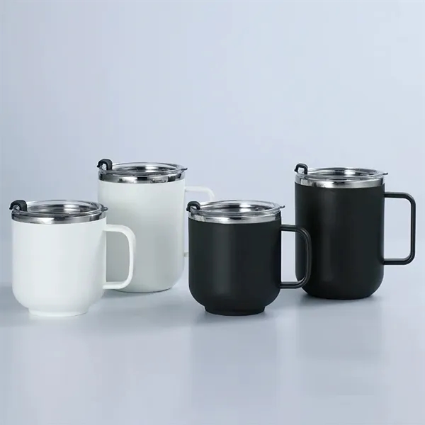 Stainless Steel Coffee Mug With Lid 14 OZ - Stainless Steel Coffee Mug With Lid 14 OZ - Image 1 of 4