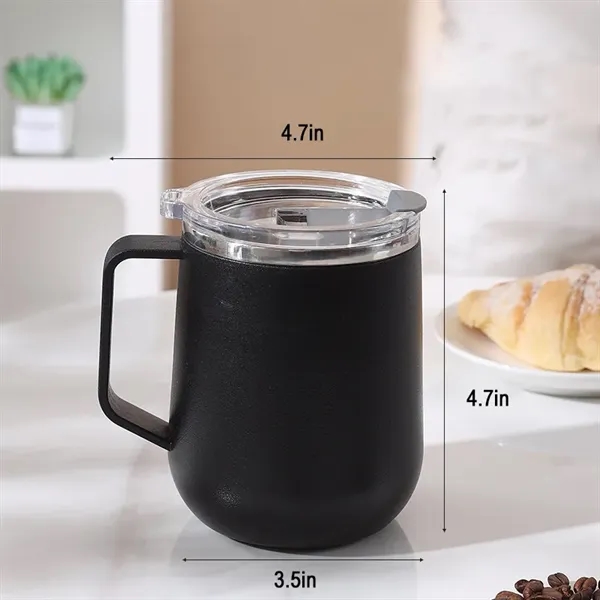 Insulated Coffee Mug with Lid and Handle 17oz - Insulated Coffee Mug with Lid and Handle 17oz - Image 2 of 3