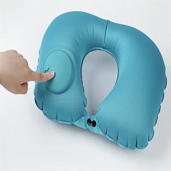 Milk Silk Inflatable Travel Neck Pillow - Milk Silk Inflatable Travel Neck Pillow - Image 2 of 4