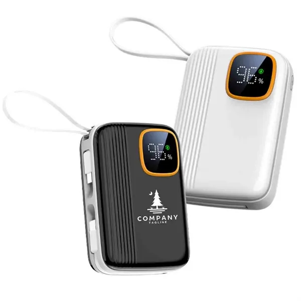 10000mAh Power Bank Bulit In Cable - 10000mAh Power Bank Bulit In Cable - Image 0 of 3