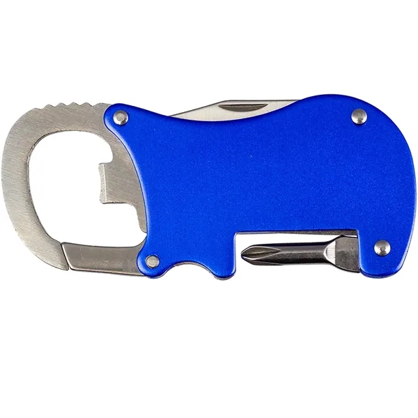 Bottle Opener Carabiner With Screwdriver & Knife - Bottle Opener Carabiner With Screwdriver & Knife - Image 3 of 5