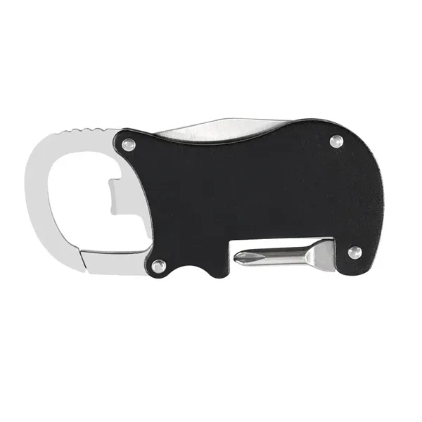Bottle Opener Carabiner With Screwdriver & Knife - Bottle Opener Carabiner With Screwdriver & Knife - Image 4 of 5