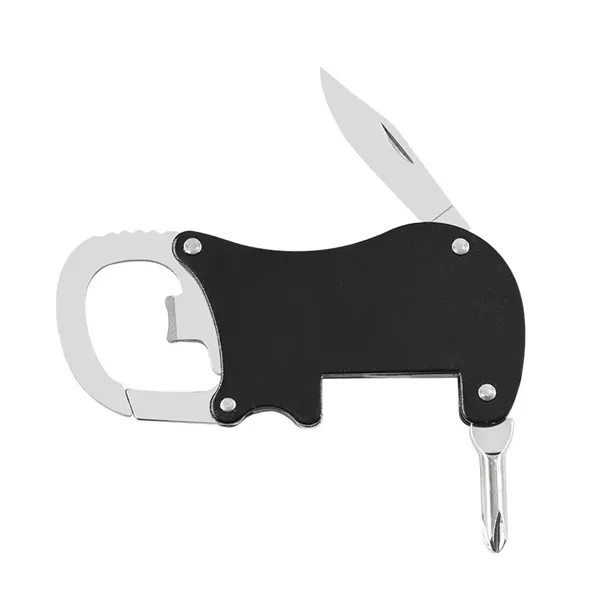 Bottle Opener Carabiner With Screwdriver & Knife - Bottle Opener Carabiner With Screwdriver & Knife - Image 5 of 5