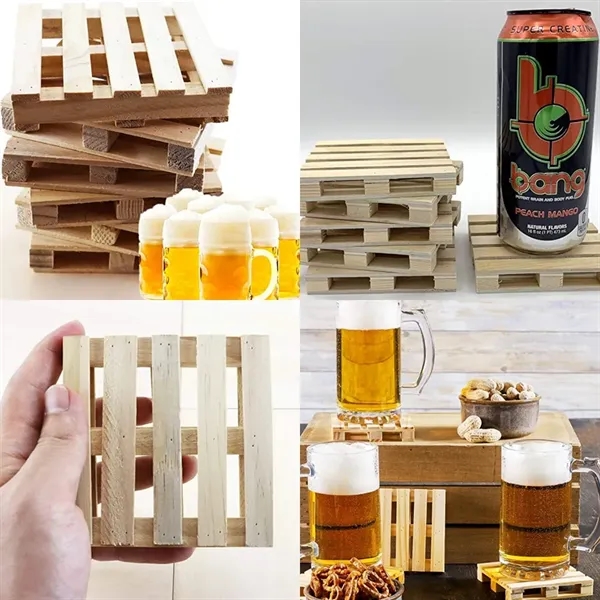 Wood Pallet Drink Coasters - Wood Pallet Drink Coasters - Image 1 of 1