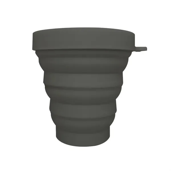 Folding Silicone Cup With Lids - Folding Silicone Cup With Lids - Image 8 of 10