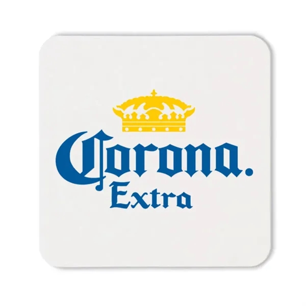 60 pt Pulpboard Coaster, 3.5" Square - 60 pt Pulpboard Coaster, 3.5" Square - Image 0 of 0