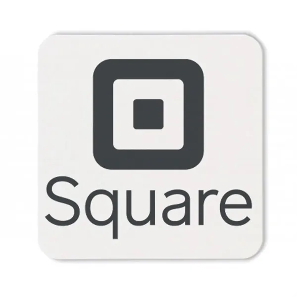 40 pt. Pulpboard Coaster, 4" Square - 40 pt. Pulpboard Coaster, 4" Square - Image 0 of 2