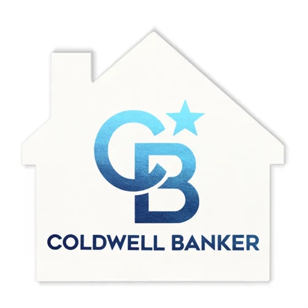 40 pt. Pulpboard Coaster, 3.5" House, Foil Stamped - 40 pt. Pulpboard Coaster, 3.5" House, Foil Stamped - Image 0 of 0