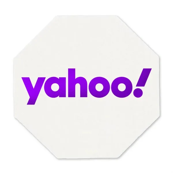 40 pt. Pulpboard Coaster, 3.5" Octagon, Foil Stamped - 40 pt. Pulpboard Coaster, 3.5" Octagon, Foil Stamped - Image 0 of 1