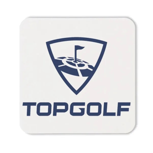 40 pt. Pulpboard Coaster, 3.5" Square - 40 pt. Pulpboard Coaster, 3.5" Square - Image 0 of 2