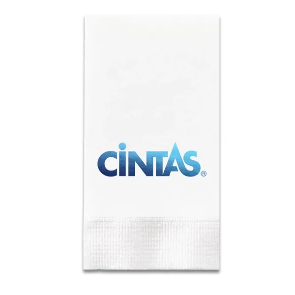 Foil Stamped 3-Ply White Dinner Napkin - 1/8 Fold - Foil Stamped 3-Ply White Dinner Napkin - 1/8 Fold - Image 0 of 1