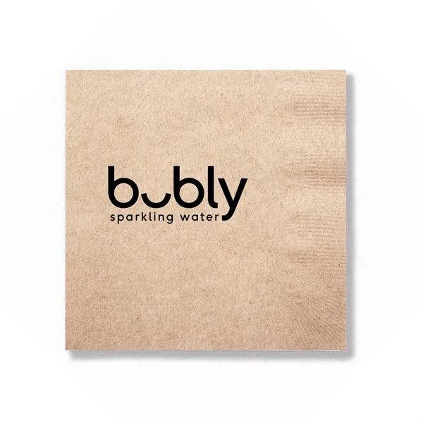 1 Ply Kraft Beverage Napkin - 1 Ply Kraft Beverage Napkin - Image 0 of 0