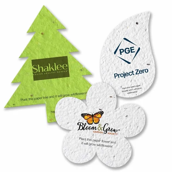 Seed Paper Printed Shapes, Medium - Seed Paper Printed Shapes, Medium - Image 0 of 8