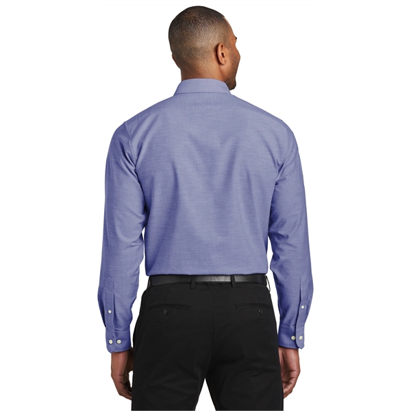 Port Authority Slim Fit SuperPro Oxford Shirt. - Port Authority Slim Fit SuperPro Oxford Shirt. - Image 8 of 20