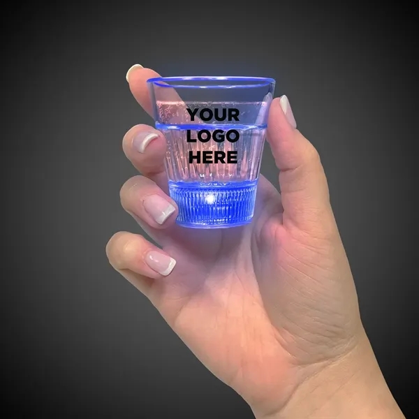 Light Up Blue Shot Glass - Light Up Blue Shot Glass - Image 0 of 5