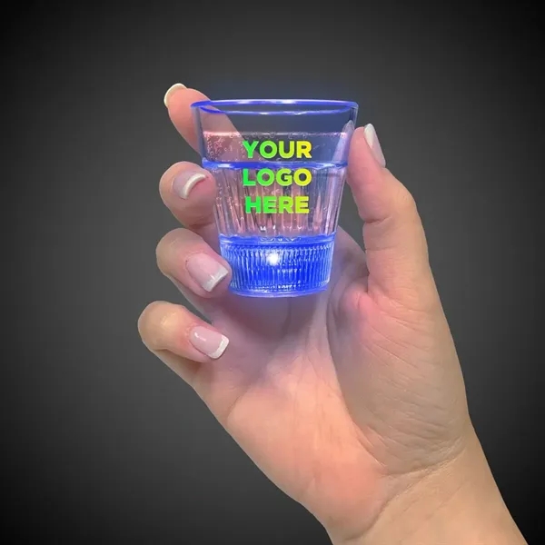 Light Up Blue Shot Glass - Light Up Blue Shot Glass - Image 1 of 5