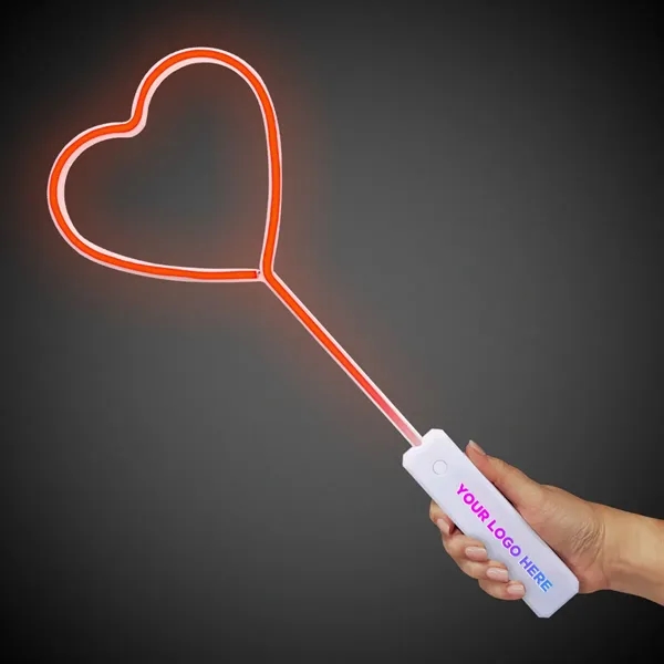 Red Heart Neon Wand - Red Heart Neon Wand - Image 1 of 5
