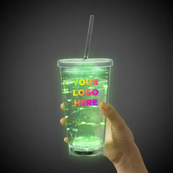 Green String Light 16oz LED Cup - Green String Light 16oz LED Cup - Image 1 of 5