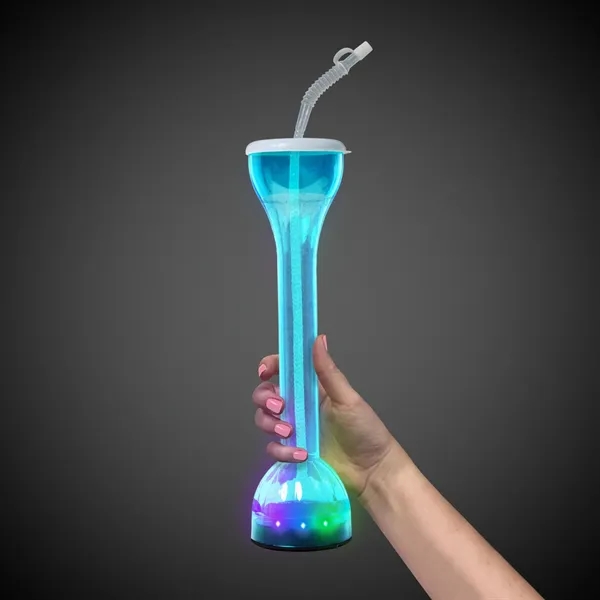 17oz Transparent LED Yard Glasses - 17oz Transparent LED Yard Glasses - Image 2 of 17