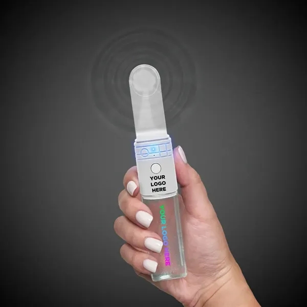 White/Black Rechargeable Fan - White/Black Rechargeable Fan - Image 1 of 3