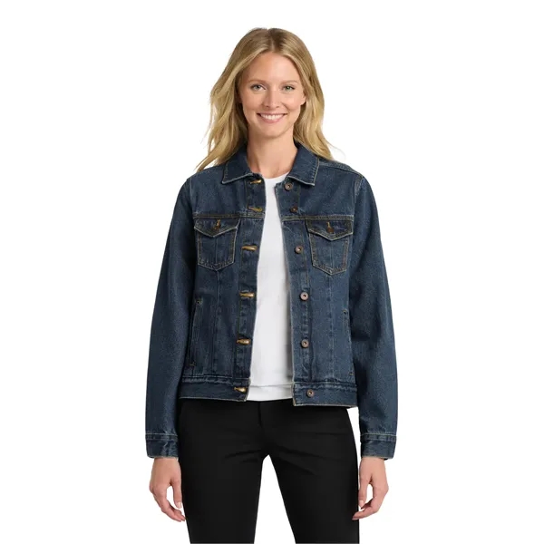 Port Authority Women's Denim Jacket. - Port Authority Women's Denim Jacket. - Image 1 of 4
