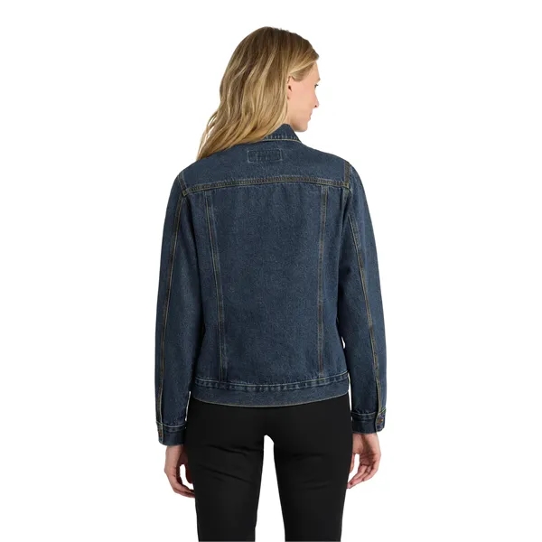 Port Authority Women's Denim Jacket. - Port Authority Women's Denim Jacket. - Image 2 of 4