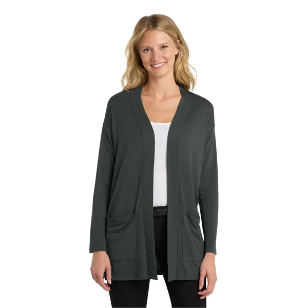Port Authority Women's Concept Long Pocket Cardigan . - Port Authority Women's Concept Long Pocket Cardigan . - Image 6 of 9