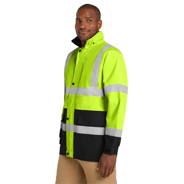CornerStone - ANSI 107 Class 3 Waterproof Parka. - CornerStone - ANSI 107 Class 3 Waterproof Parka. - Image 2 of 9