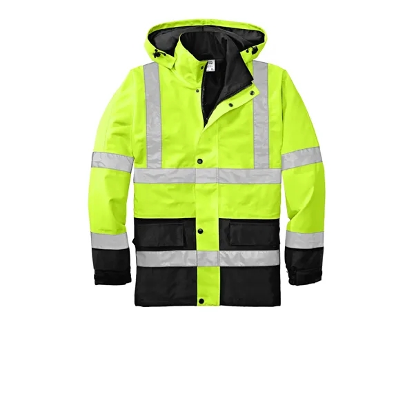 CornerStone - ANSI 107 Class 3 Waterproof Parka. - CornerStone - ANSI 107 Class 3 Waterproof Parka. - Image 3 of 9