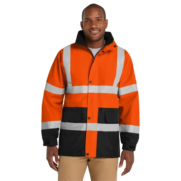 CornerStone - ANSI 107 Class 3 Waterproof Parka. - CornerStone - ANSI 107 Class 3 Waterproof Parka. - Image 5 of 9
