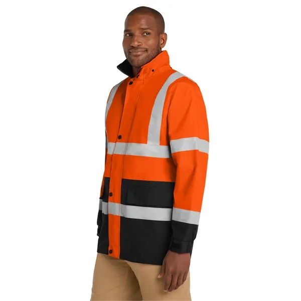 CornerStone - ANSI 107 Class 3 Waterproof Parka. - CornerStone - ANSI 107 Class 3 Waterproof Parka. - Image 7 of 9